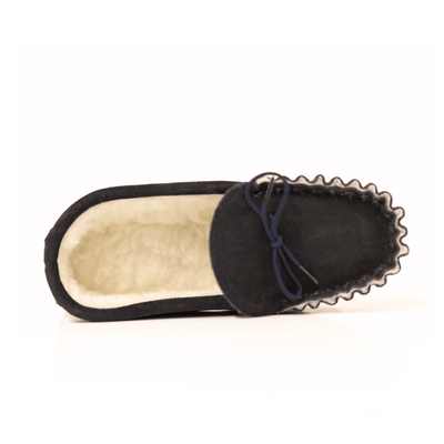 Mens Wool Lined Moccasin