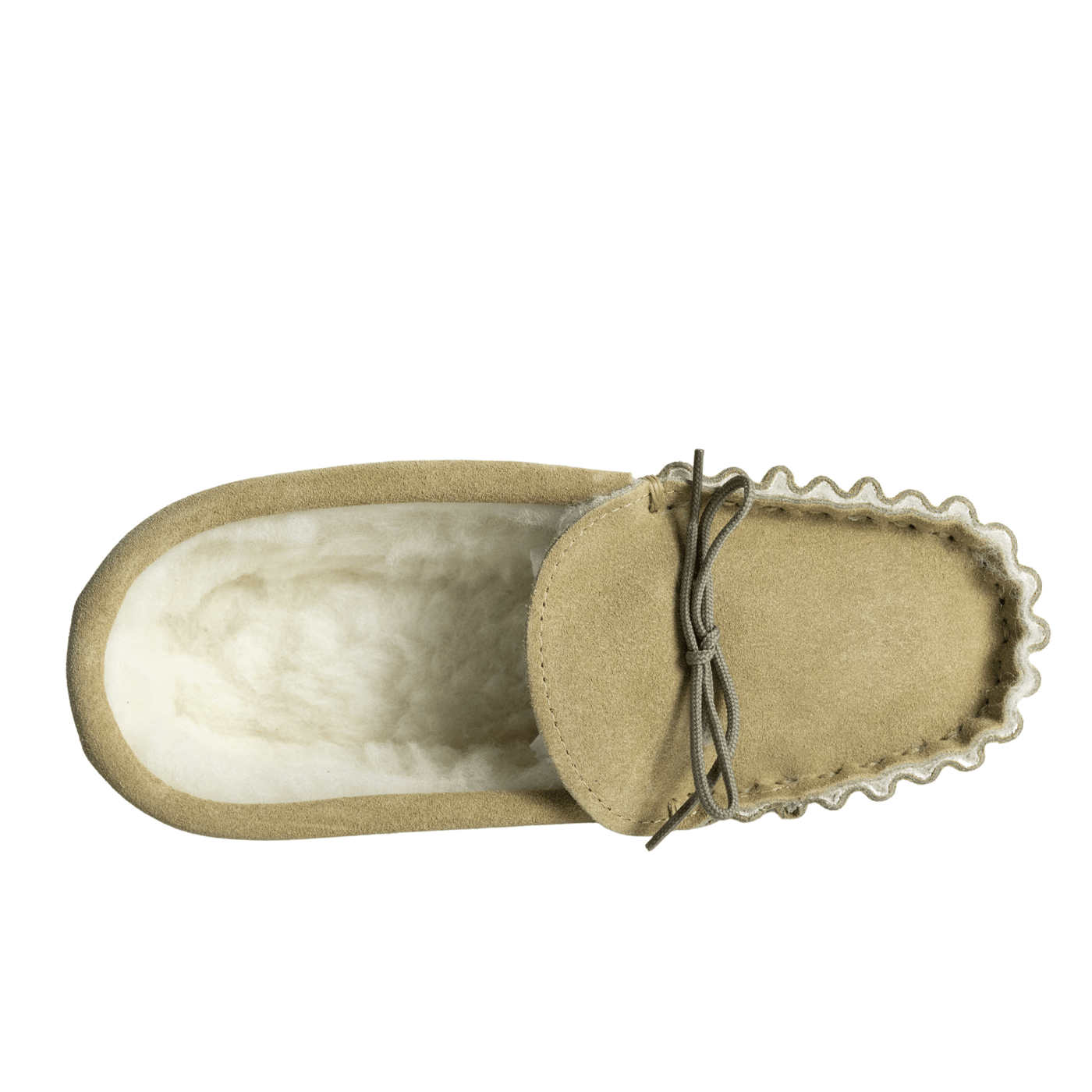 Mens Wool Lined Moccasin